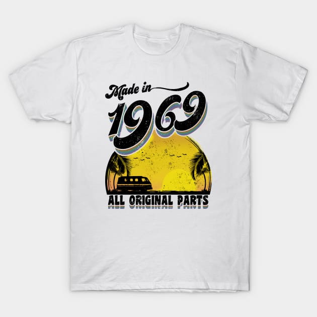 Made in 1969 All Original Parts T-Shirt by KsuAnn